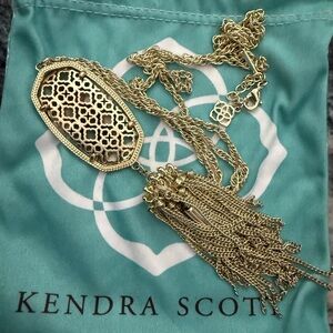 Kendra Scott Gold Filigree Rayne Necklace